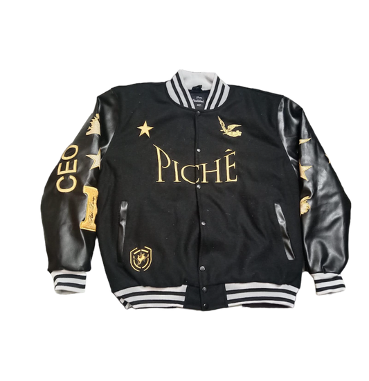 Black Pichè Varsity Jacket